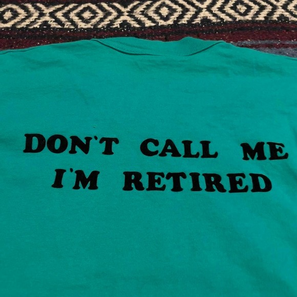 VTG 90s If the machine breaks and the checks dont go out dont call tshirt L USA - Picture 4 of 8